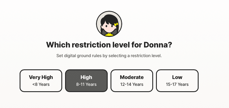 restriction level parental controls how to block websites